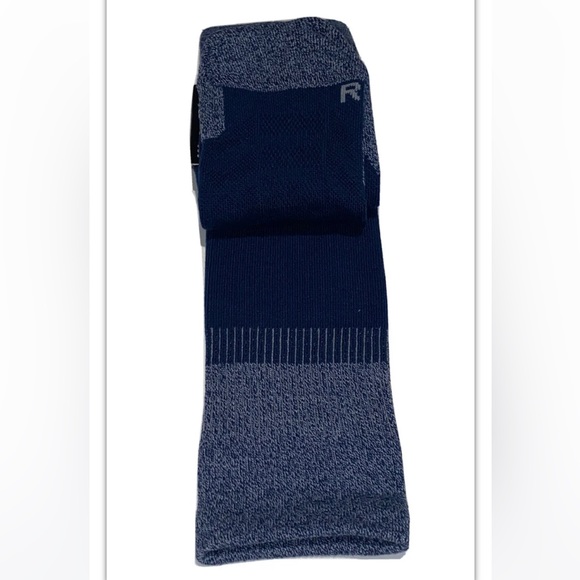 Under Armour UA Training Cushion Crew Socks 1 Pair Men’s 12-16 Blue Gray w/ Logo - Picture 8 of 11